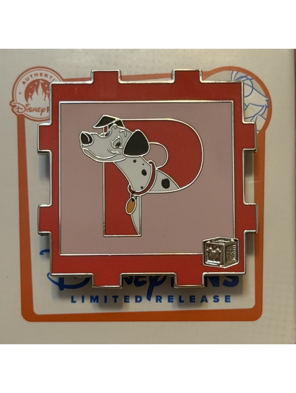 Disney Parks 2026 A-2-Z Event Alphabet Block Mystery Blind Box Pin 'P' Pongo LR